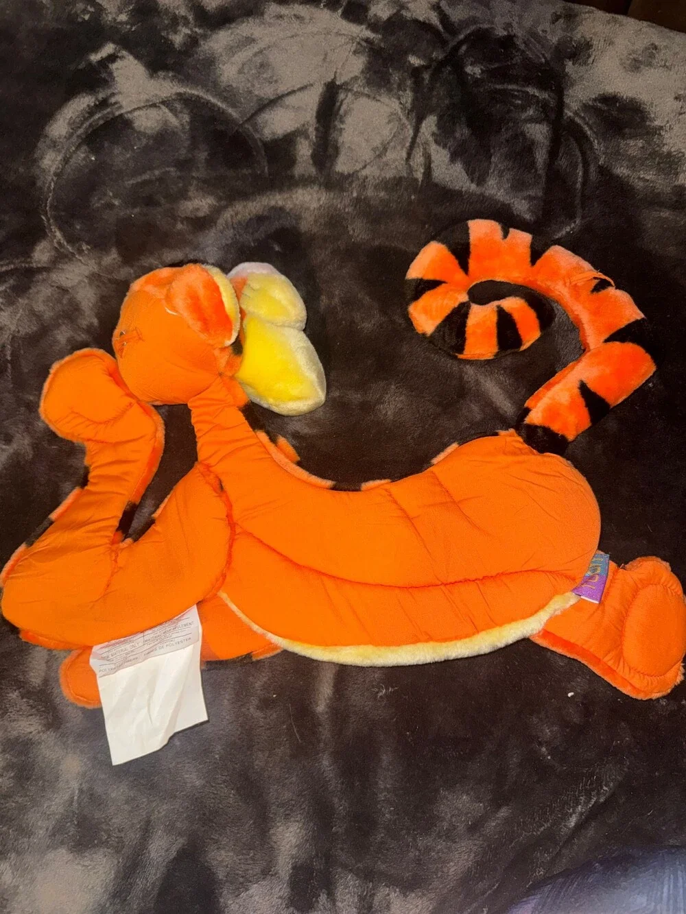 Vintage Disney Tigger fleece wall hanging